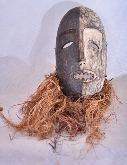 African Tribal Art, African Mask from D R C, congo