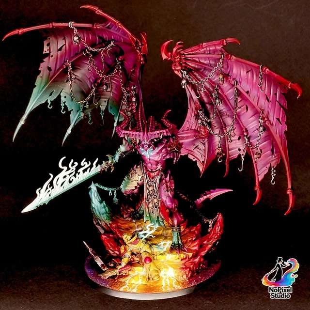 WH 40K - Chaos space Marines - Prince Démon WH 40K - Chaos space Marines - Prince Démon