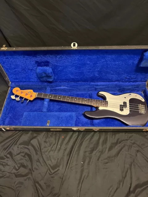 1966 Fender Vintage USA Precision Bass Re-Fin P-Bass W/Case