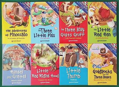 8 libri illustrati SCUOLA DI INGLESE (7 CD) - Primo livello - Ideale per bambini