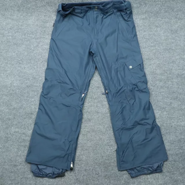 FOURSQUARE Snow Pants Mens Extra Large Blue Snowboarding Ski Outdoor HAS HOLE