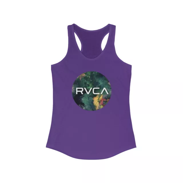 RVCA Outlaw Surf Color Splash Logo Tank Womens