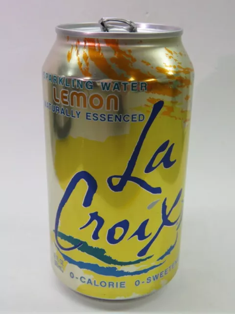 Craft Empty Can ~ LACROIX Beverages La Croix Lemon Sparkling Water ~ Hayward, CA