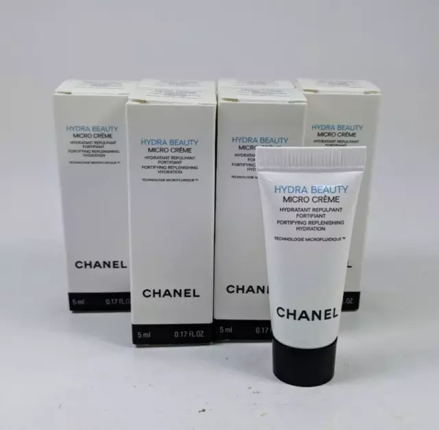 CHANEL Hydra Beauty Micro Cream Creme 6 x 5ml NEU Reise Proben
