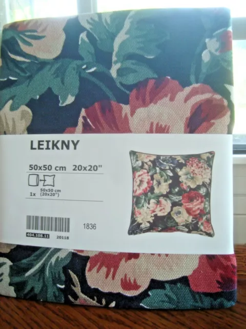 POLARTÅG cushion cover, multicolour/floral pattern, 50x50 cm (20x20) - IKEA