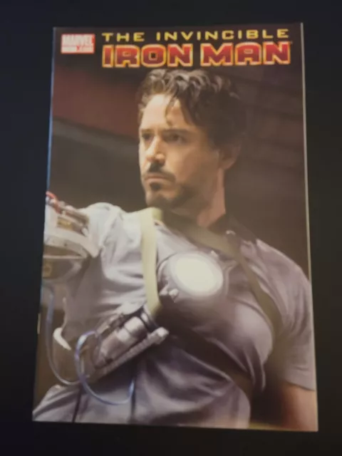 The Invincible IRON MAN #1 Photo Variant Cover ROBERT DOWNEY JR