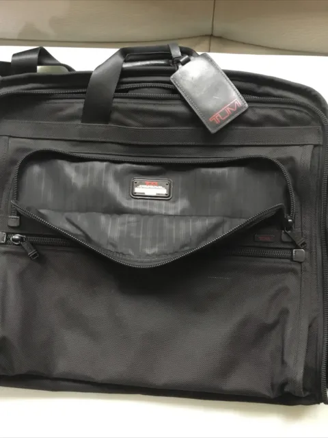 Tumi Garment Bag Carry On Black Ballistic Nylon Bi-Fold 2