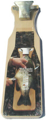 Tabla de cortar Rapala Fish 24"" tabla de cubiertos de mariscos de madera casa lago océano