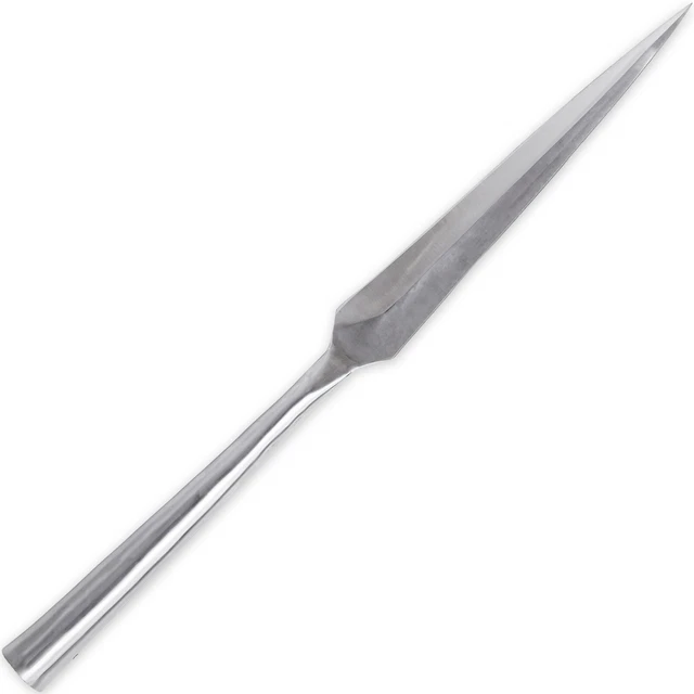 Functional Medieval 1095 High Carbon Steel Predrilled Viking Hewing Spearhead