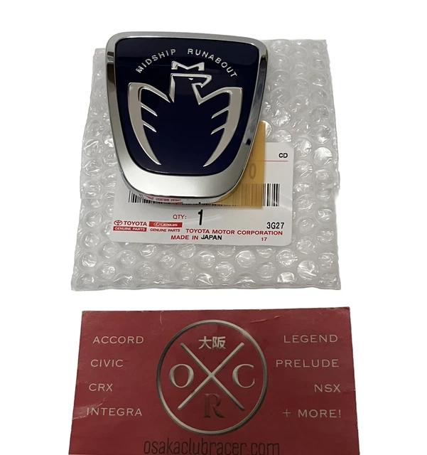 Toyota MR2 Spyder MRS ZZW30 Midship Runabout Badge Emblem | Malaysia