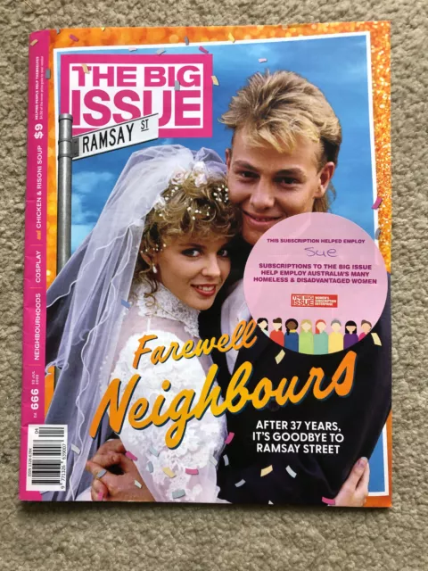Kylie Minogue Jason Donovan Farewell Neighbours Big Issue Street Magazine