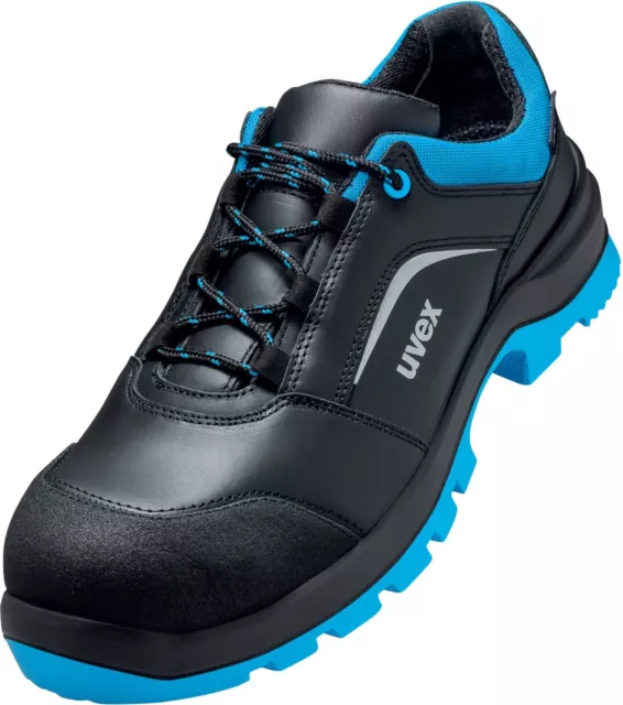 Uvex 2 Xenova® Halbschuhe S3 95552 Schwarz, Blau (95552)