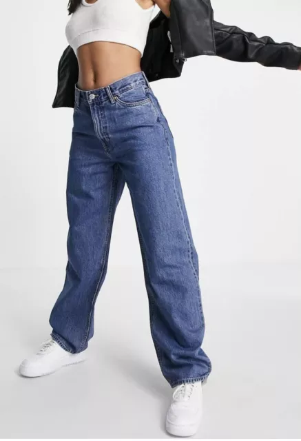 LEVIS 552 MID Rise Straight Jeans Women Black - PicClick UK