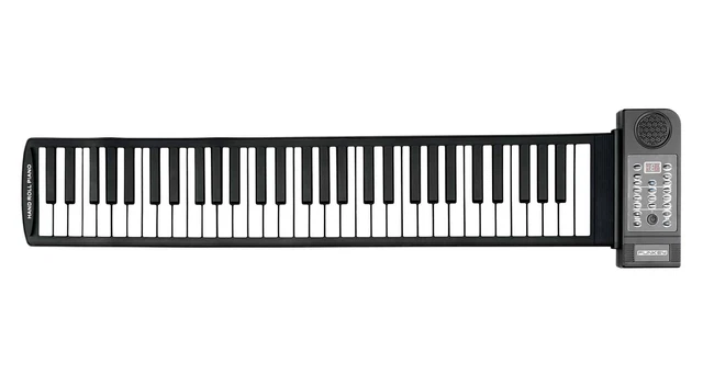 Clavier Numerique Arrangeur Synthetiseur 61 Touches 128 Sons MIDI Derouler Noir 2