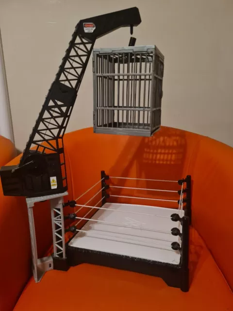 WWE  -  wrestling ring with Cage