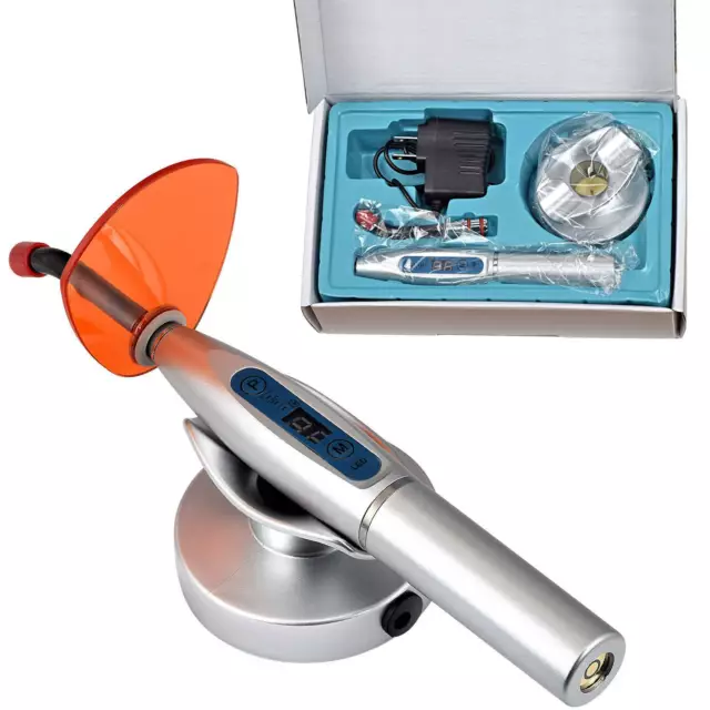 Dental Wireless Cordless LED Cure Curing Light Lamp 2000mw 5W Tool Resin Cure 2