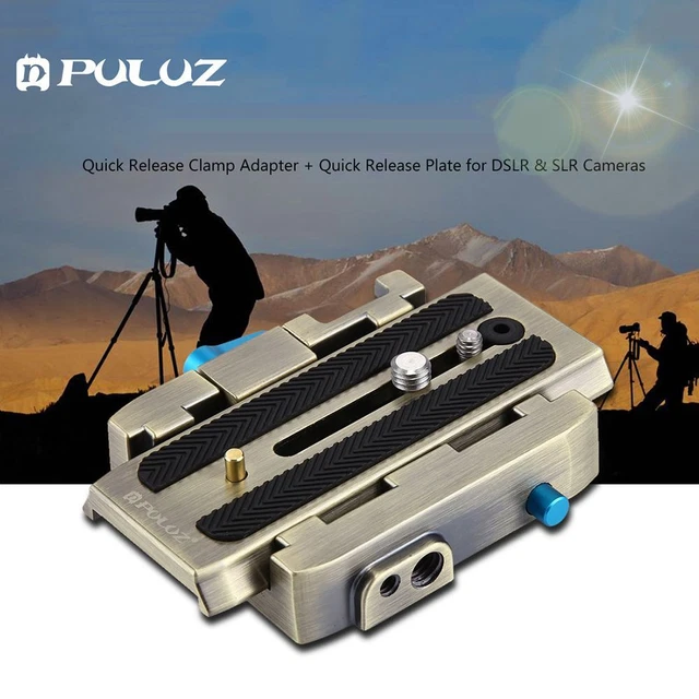 Fotocamera Adattatore morsetto Reflex reflex Piastra di rilascio rapido