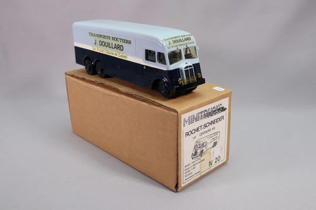Miniature Camion Renault AGLD Huiles MINITRUCKS 1/50 Résine Montée Occasion
