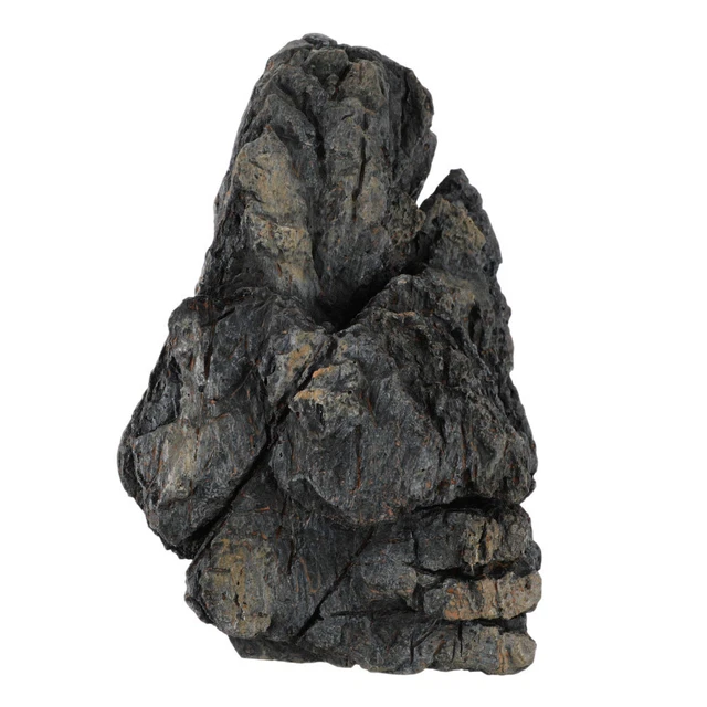 Piedra realista de colección adorno acuario pecera tronco de montaña