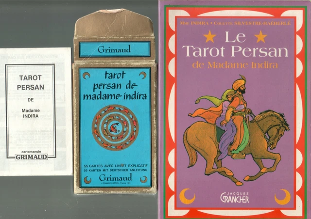 TAROT DIVINATOIRE/TAROT PERSAN De Madame Indira/55 Cartes/Notice