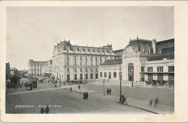 Cpa Bordeaux Gare St Jean