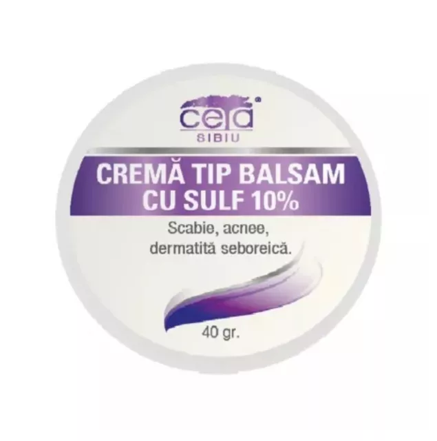 Schwefel 10% Creme Salbe Sulf Balsam 2×40gr (80gr) Hautcreme