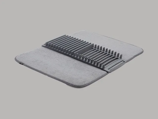 udry drying mat geschirrständer umbra charcoal abtropfständer 330720-149