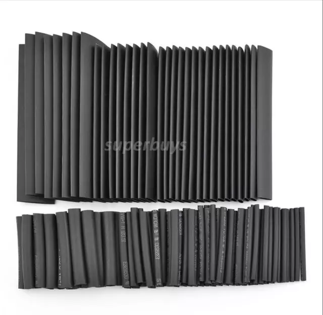 1pc or 127pc Heat Shrink Shrinking Shrinkable Tubing Tube Sleeve Crimp Wrap Wire