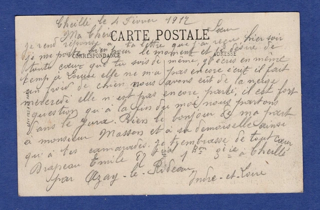 Cf / postcard - CPA / Alençon -> La Poste et La Rue du Thursday // Orne 61 2