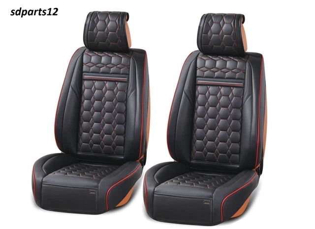 Housse de Siège Voiture En Cuir PU pour Porsche Panamera Cayenne