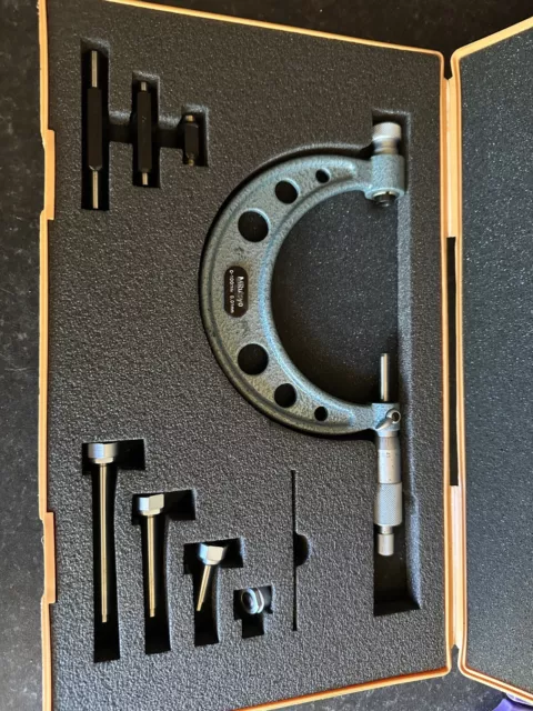 0 - 100 Mitutoyo Micrometer Set