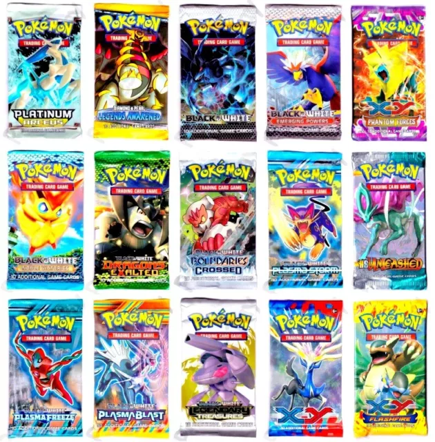 Pokémon Go Karte Neu Retro Dp Bw Vintage Booster + Probe Packung Out Of Print