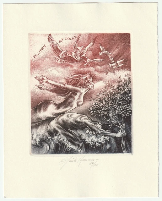 GUIDO MARIMAN: Exlibris für Jan Dockx