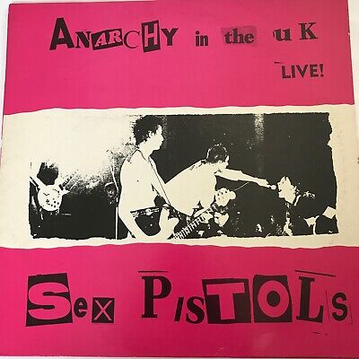 Sex Pistols ‎- Anarchy Cover / Cash Form Chaos Vinyl - 1988 UK