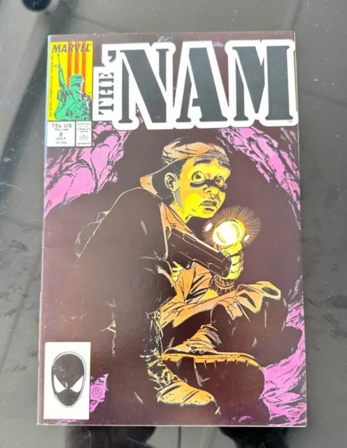 The NAM #8 (Marvel Comics, 1987) Key issue 1st Tunnel Rat