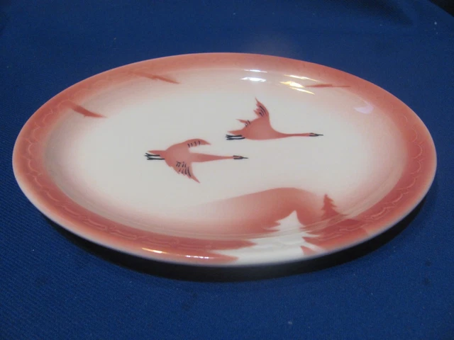 Vintage Restaurant China Traveler Milwaukee Railroad China Oval Plate 8" Long