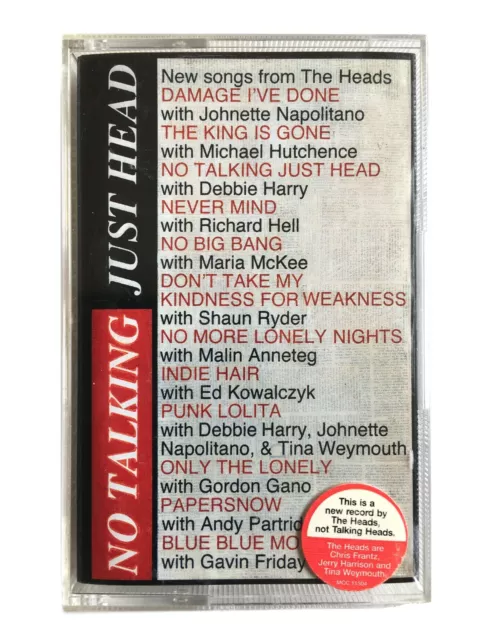 The Heads - No Talking Just Head - Cassette MCC11504 - Ex Talking Heads