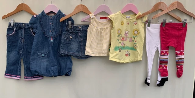 Pacchetto vestiti per ragazze età 9-12 mesi Next F&F Adams