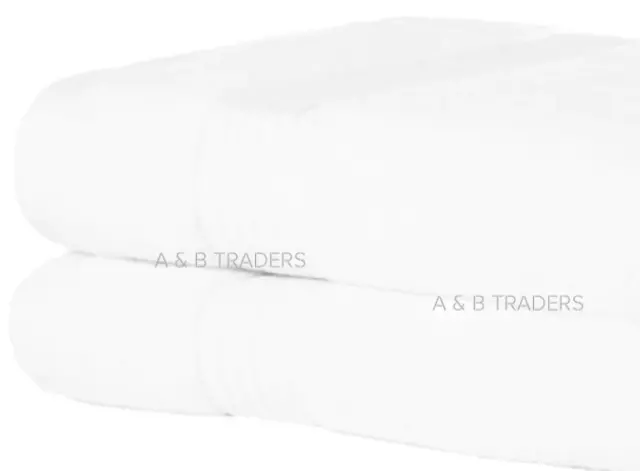 2 Pack Big Jumbo Bath Sheets | Super Soft | New Extra Absorbent Cotton | White