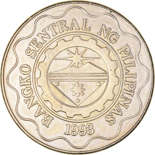 [#1042895] Coin, Philippines, 5 Piso, 1998, AU, Nickel-brass, KM:272
