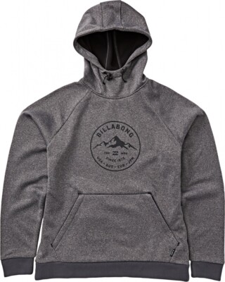 M Snowboard Pullover con Cappuccio Grigio Billabong Billabong Downhill Cappuccio 