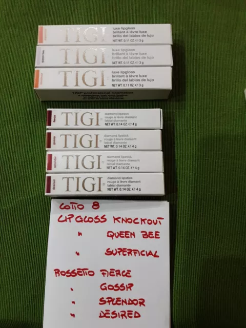 TIGI Rossetto e Lip gloss make-up (7 pz.)