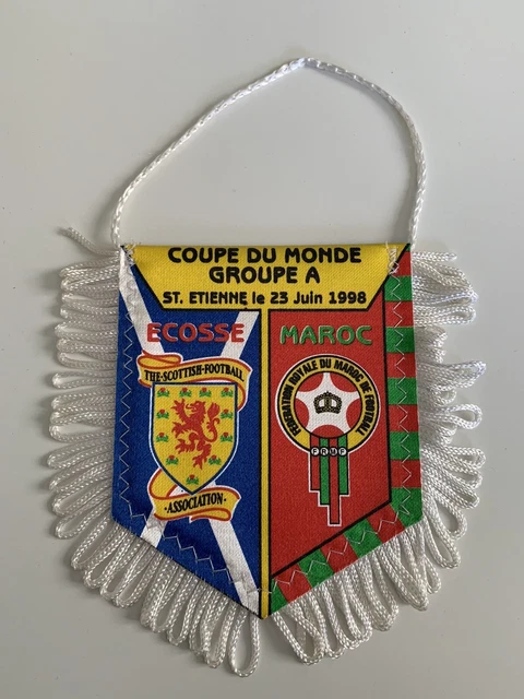 Drapeau Coupe Du Monde France 1998 - 100cm X 130cm - Excellent état - Souvenir Foot