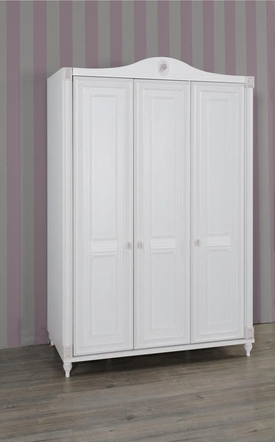 Diseño Armario Habitación Infantil Mueble Madera Blanco Lujo Nuevo