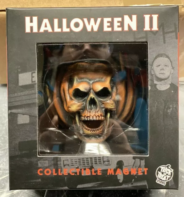 Halloween 2 Michael Myers 3D Magnet Skull Pumpkin Face Movie Poster In Stock