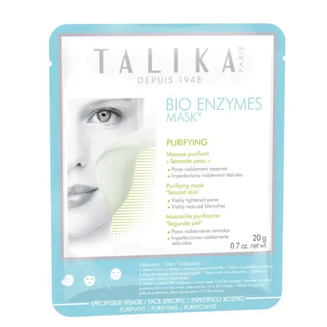 Máscara purificadora de enzimas orgánicas Talika 20 g