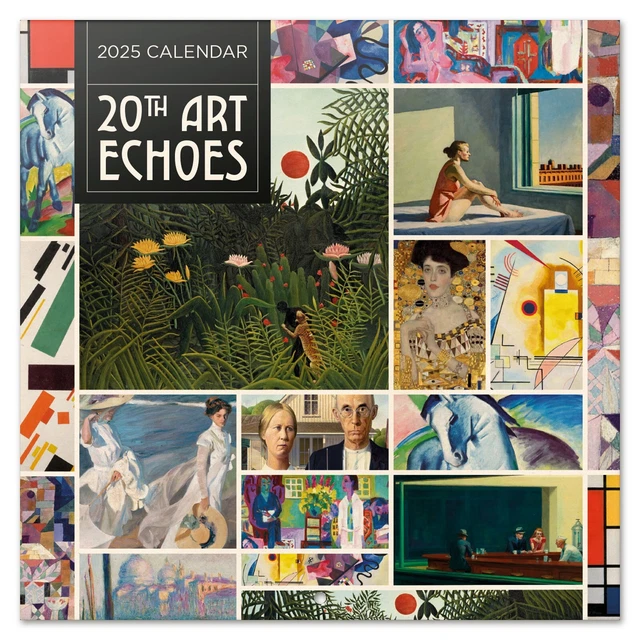 KALENDER 2025 EDWARD Hopper Calendar Wandkalender Jahresplaner 30x30 cm ...