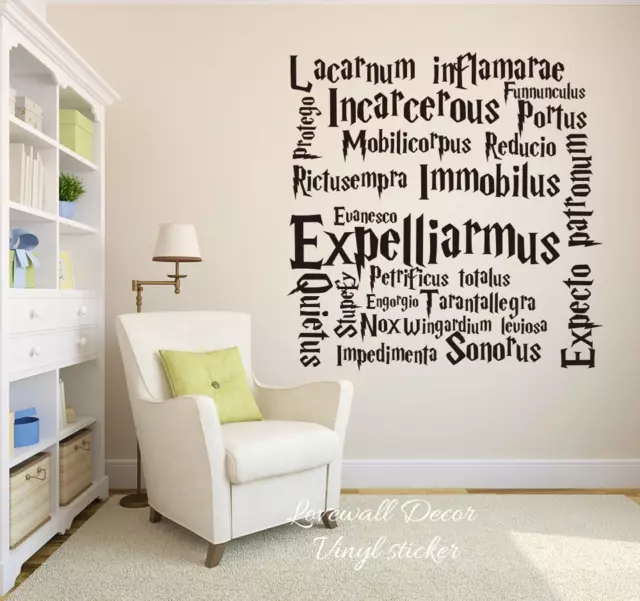 Home Decor Harry Potter Quote Wall Sticker Room Hogwarts Decal Vinyl Removable