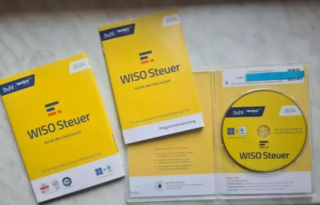 WISO Steuer 2024 (für 2023), CD für Windows, Mac, Smartphones und Tablet