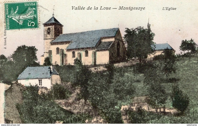 S3937 cpa 25 Montgesoye - L'Eglise